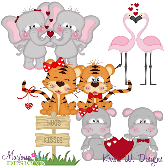 I'm Wild About You TWO SVG Cutting Files Includes Clipart - Click Image to Close